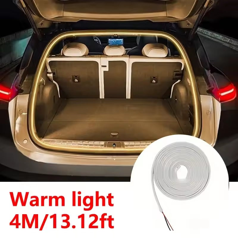 Motion Sensor LED Car Trunk Light Strip – Easy Install Ambient Interior Lighting