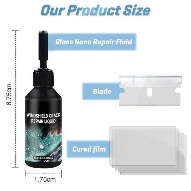 🔥LAST DAY 49% OFF🔥2026 New Car Windshield Crack Repair Fluid